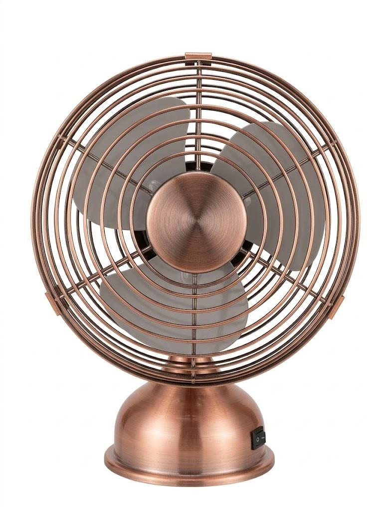 【預購】 【藝飾家】 4吋USB無線鑲製復古扇