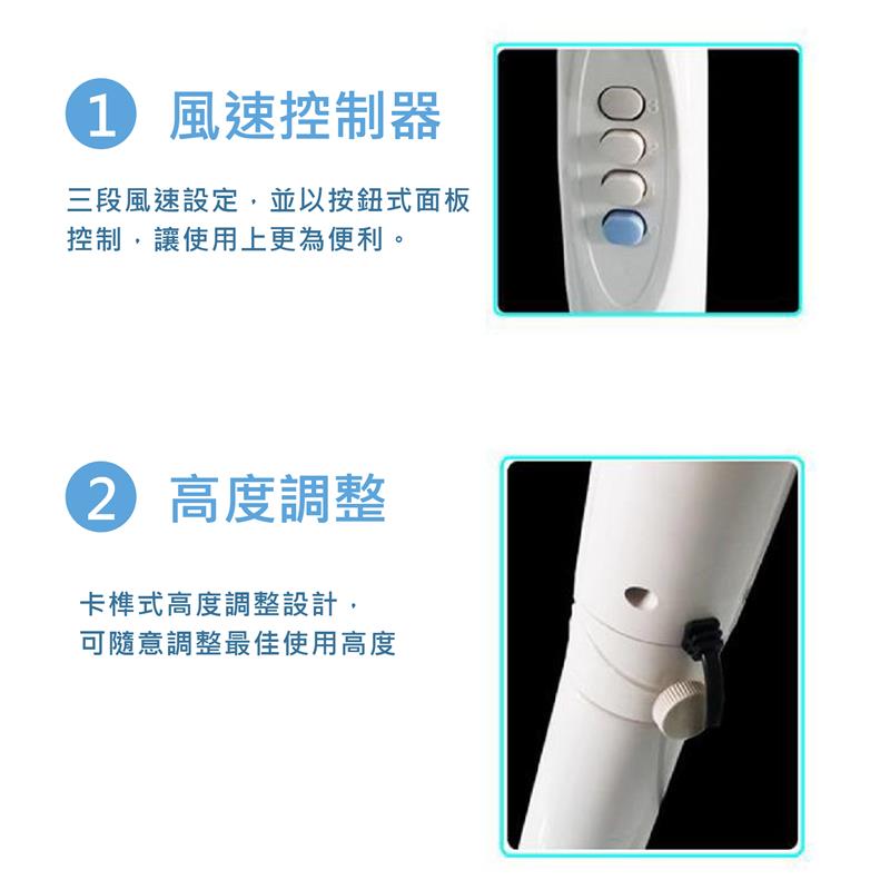 【柏森牌】14吋AC強力風扇  PS-1402