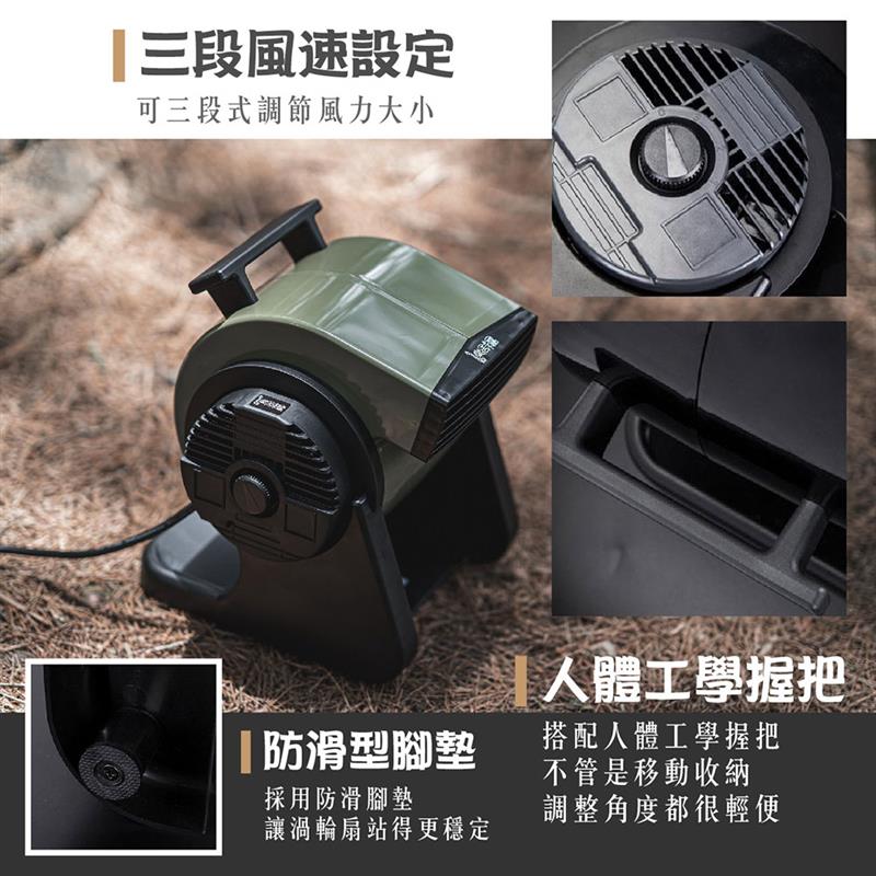 【柏森家電 X 樂活不露】 TF有點意思渦輪扇-暴風級