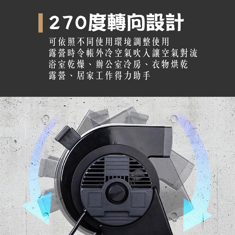 【柏森家電 X 樂活不露】 TF有點意思渦輪扇-暴風級