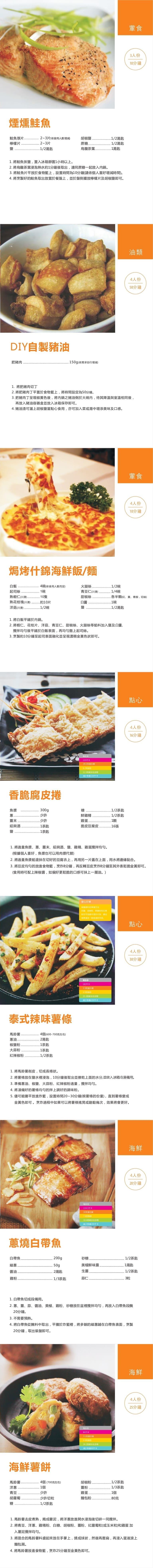 柏森牌,多功能料理爐(氣炸鍋) 精緻料理食譜